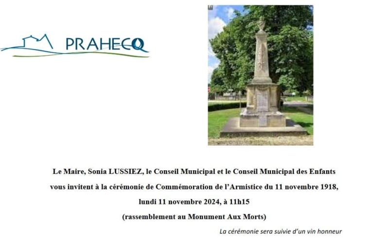 COMMEMORATION 11 NOVEMBRE