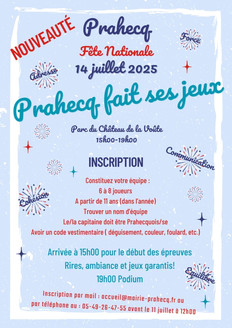 14 JUILLET-PRAHECQ FAIT SES JEUX