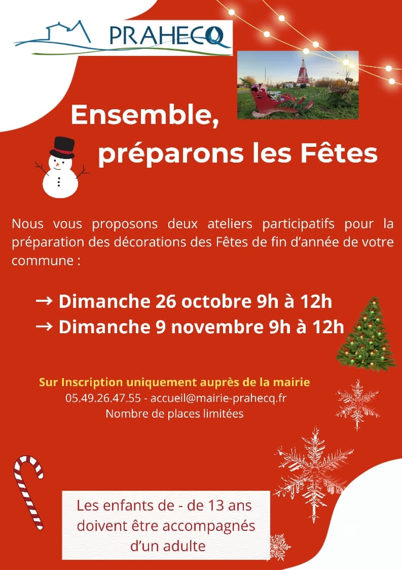 ATELIER PARTICIPATIF-PREPARONS LES FETES