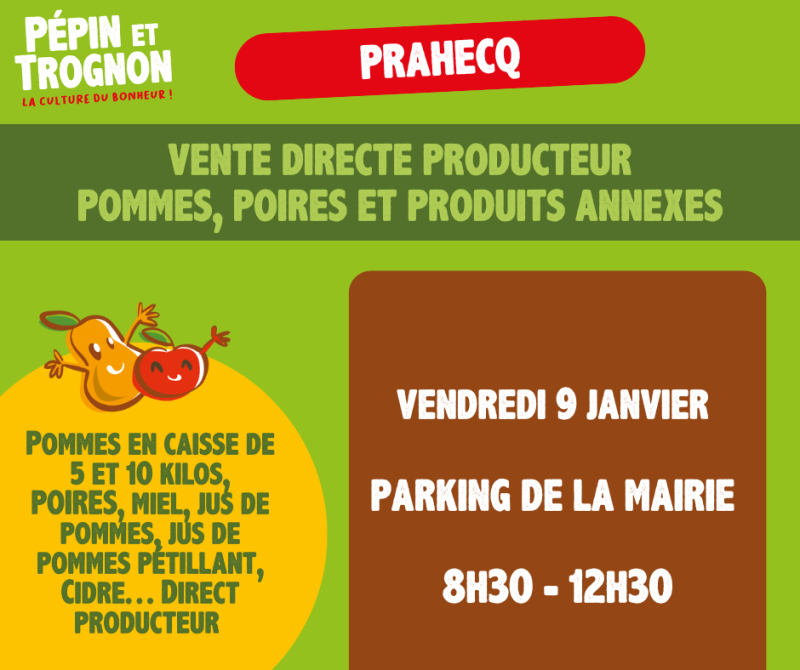 VENTE DE POMMES-POIRES