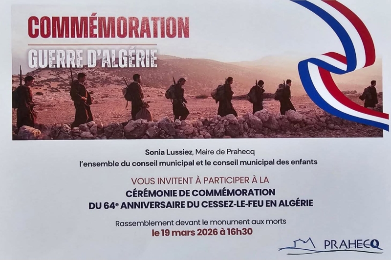 COMMEMORATION GUERRE D'ALGERIE