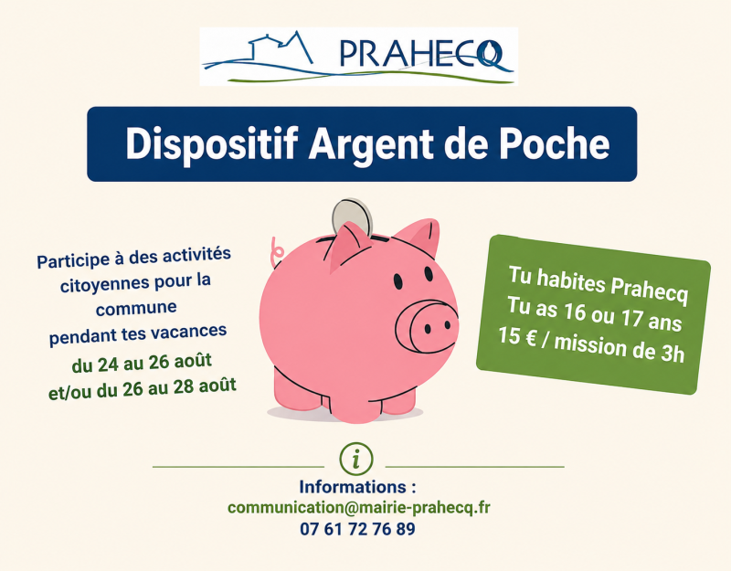 ARGENT DE POCHE ETE 2026