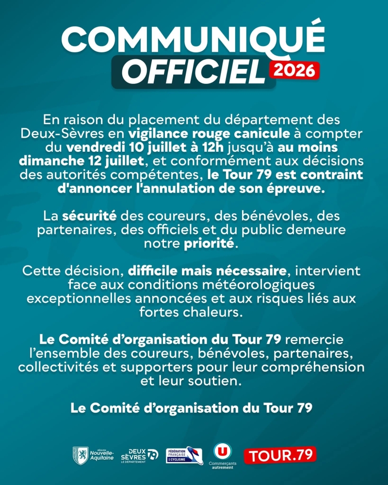 ANNULATION - TOUR 79
