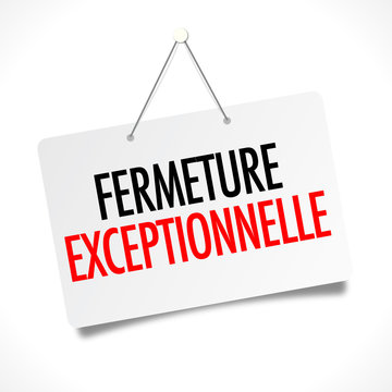 FERMETURE EXCEPTIONELLE DE LA MAIRIE