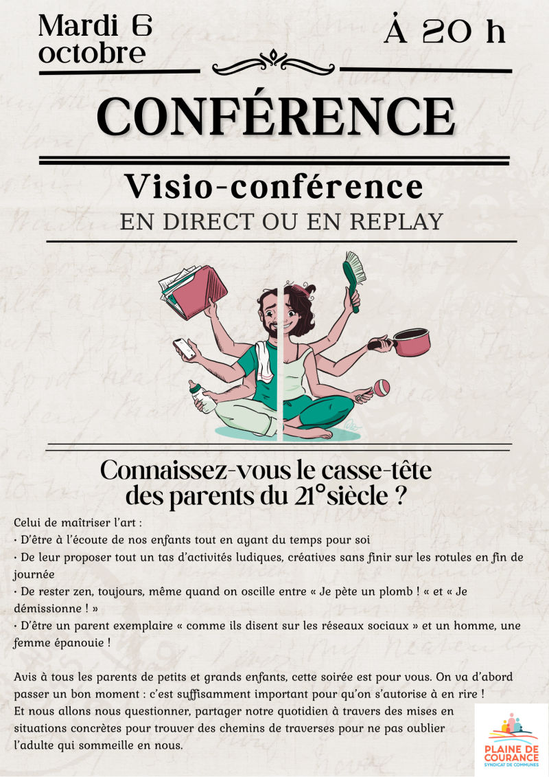 LES PARENTALES D'OCTOBRE-VISIO CONFERENCE